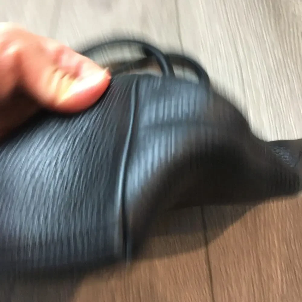 Cole Haan Black Pebbled Leather HandBag Tote Bag